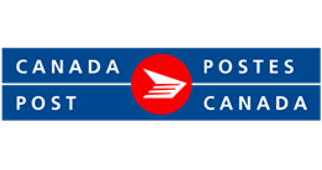 Logo of Canada Post, in the who we are section.