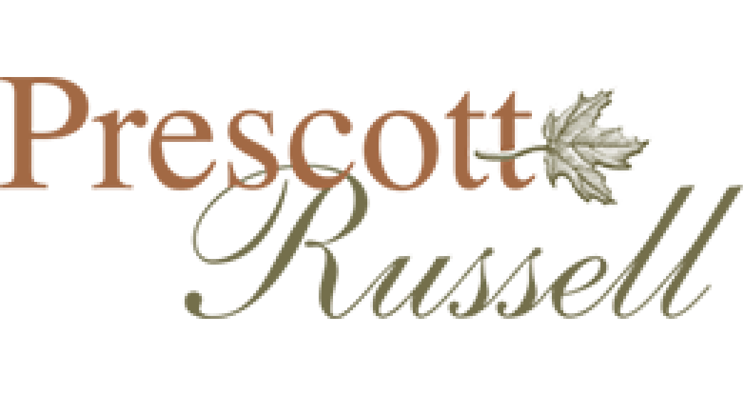 Logo of the United Counties of Prescott and Russell, in the who we are section.
