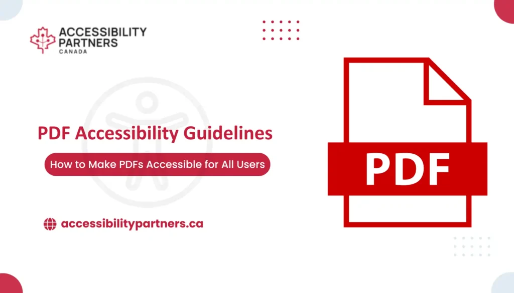 PDF Accessibility Guidelines