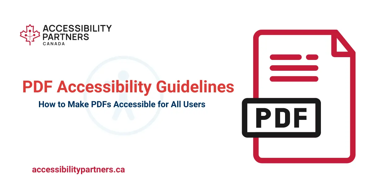 PDF Accessibility Guidelines